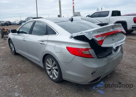2012 Hyundai Azera из США, поврежденный, VIN KMHFH4JG4CA125907